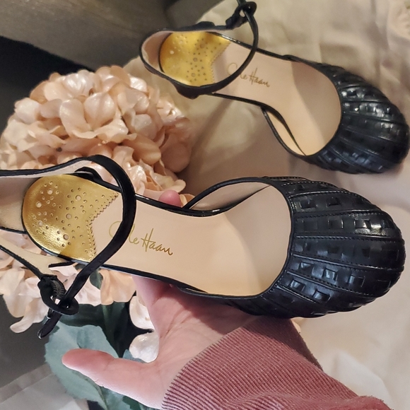 Cole Haan Shoes | Cole Haan x Nike Air Mary Jane Heels black size 6 1/2 b - Picture 6 of 12